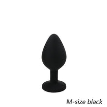 Load image into Gallery viewer, DOPAMONKEY Safe Silicone Butt Plug With Crystal Jewelry Anal Plug Vaginal Plug Sex Toys For Woman Men Anal Dilator Toys for Gay