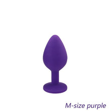 Load image into Gallery viewer, DOPAMONKEY Safe Silicone Butt Plug With Crystal Jewelry Anal Plug Vaginal Plug Sex Toys For Woman Men Anal Dilator Toys for Gay