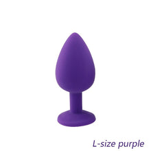 Load image into Gallery viewer, DOPAMONKEY Safe Silicone Butt Plug With Crystal Jewelry Anal Plug Vaginal Plug Sex Toys For Woman Men Anal Dilator Toys for Gay