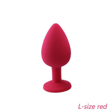 Load image into Gallery viewer, DOPAMONKEY Safe Silicone Butt Plug With Crystal Jewelry Anal Plug Vaginal Plug Sex Toys For Woman Men Anal Dilator Toys for Gay