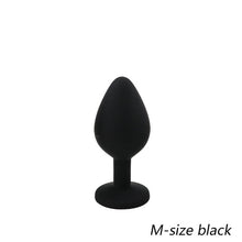 Load image into Gallery viewer, DOPAMONKEY Safe Silicone Butt Plug With Crystal Jewelry Anal Plug Vaginal Plug Sex Toys For Woman Men Anal Dilator Toys for Gay
