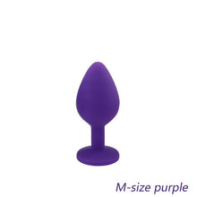 Load image into Gallery viewer, DOPAMONKEY Safe Silicone Butt Plug With Crystal Jewelry Anal Plug Vaginal Plug Sex Toys For Woman Men Anal Dilator Toys for Gay
